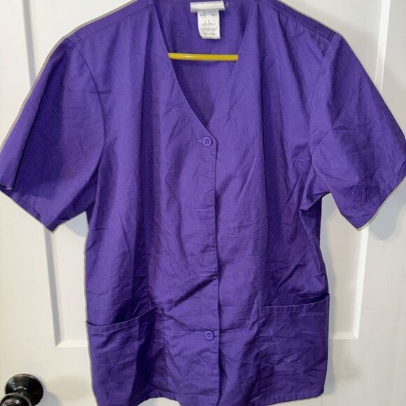 LIFE BRAND WOMENS SCRUB NURSE TOP - Picture 1 of 6